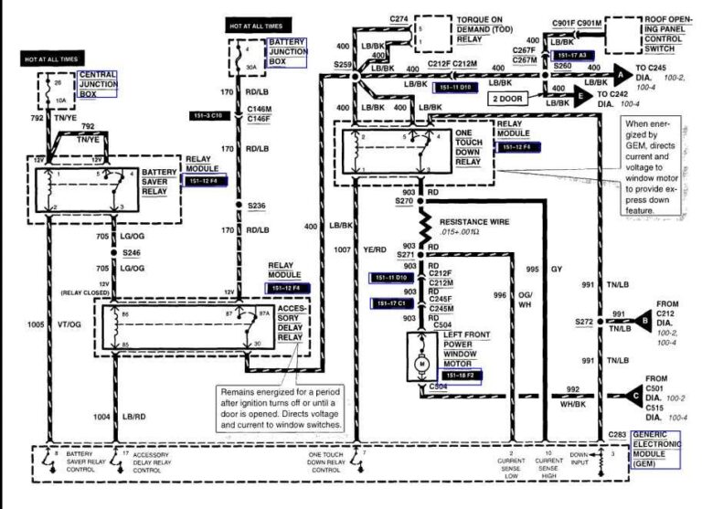 Wiring Diagram For 2001 Isuzu Rodeo