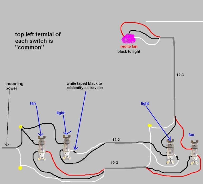 3 Way Light Switch Wiring Diagram Australia