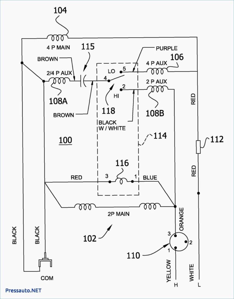 Single Phase Motor Wiring Diagram With 2 Capacitors