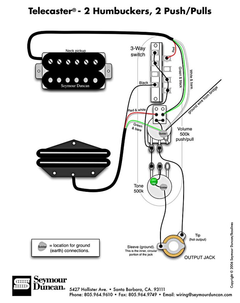 Telecaster Wiring Diagram Humbucker Single Coil