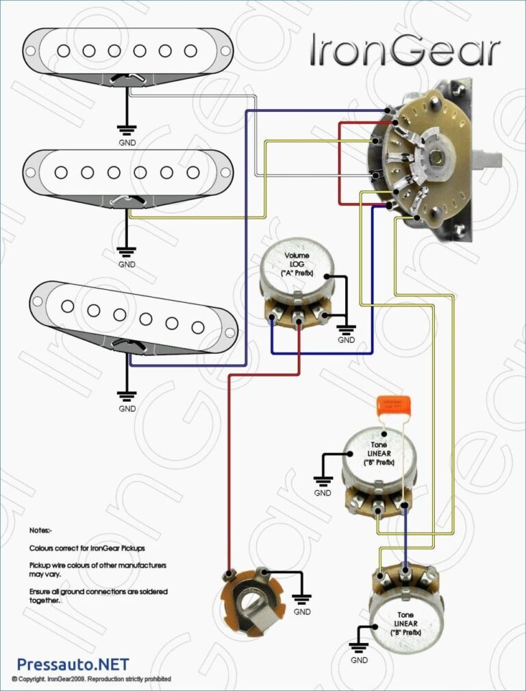 4×12 Cabinet Wiring Diagram