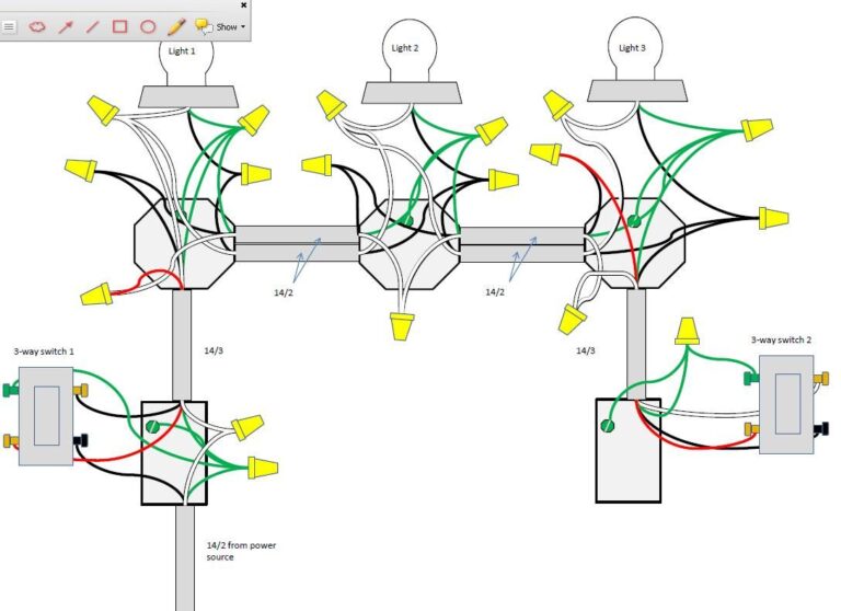 3 Way Light Switch Wiring Diagram Uk