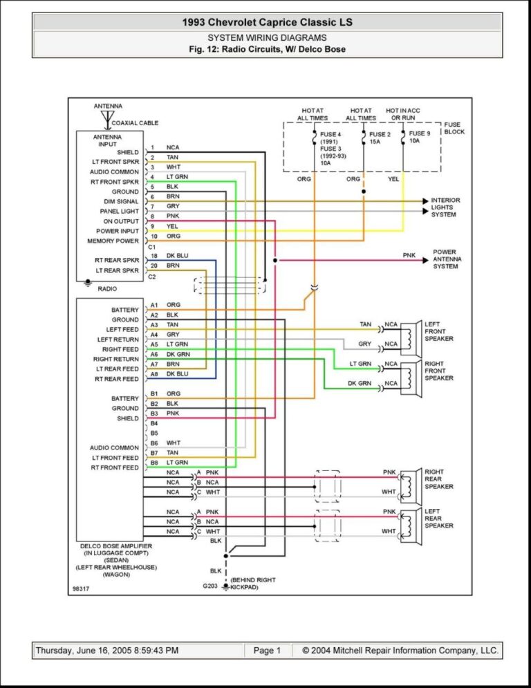 2001 Pt Cruiser Radio Wiring Diagram