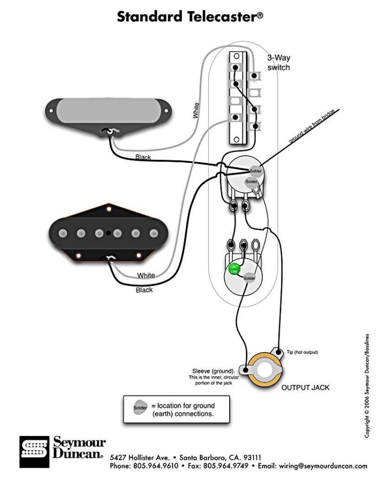 Telecaster Wiring Diagram 3 Way Switch