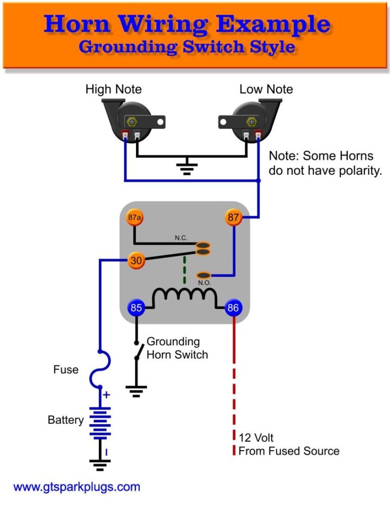 Horn Relay Wiring Diagram