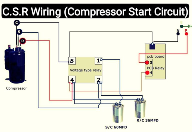 Part Winding Start Compressor Wiring Diagram