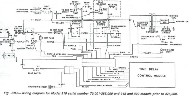John Deere 318 Wiring Diagram