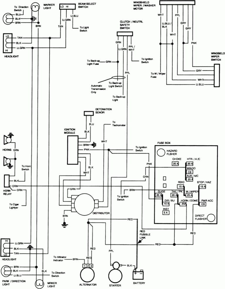 1978 Chevy Truck Ignition Wiring Diagram