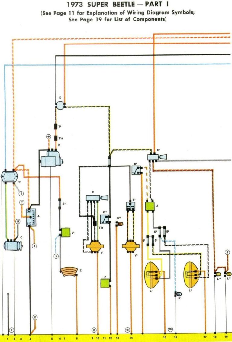 73 Vw Beetle Wiring Diagram