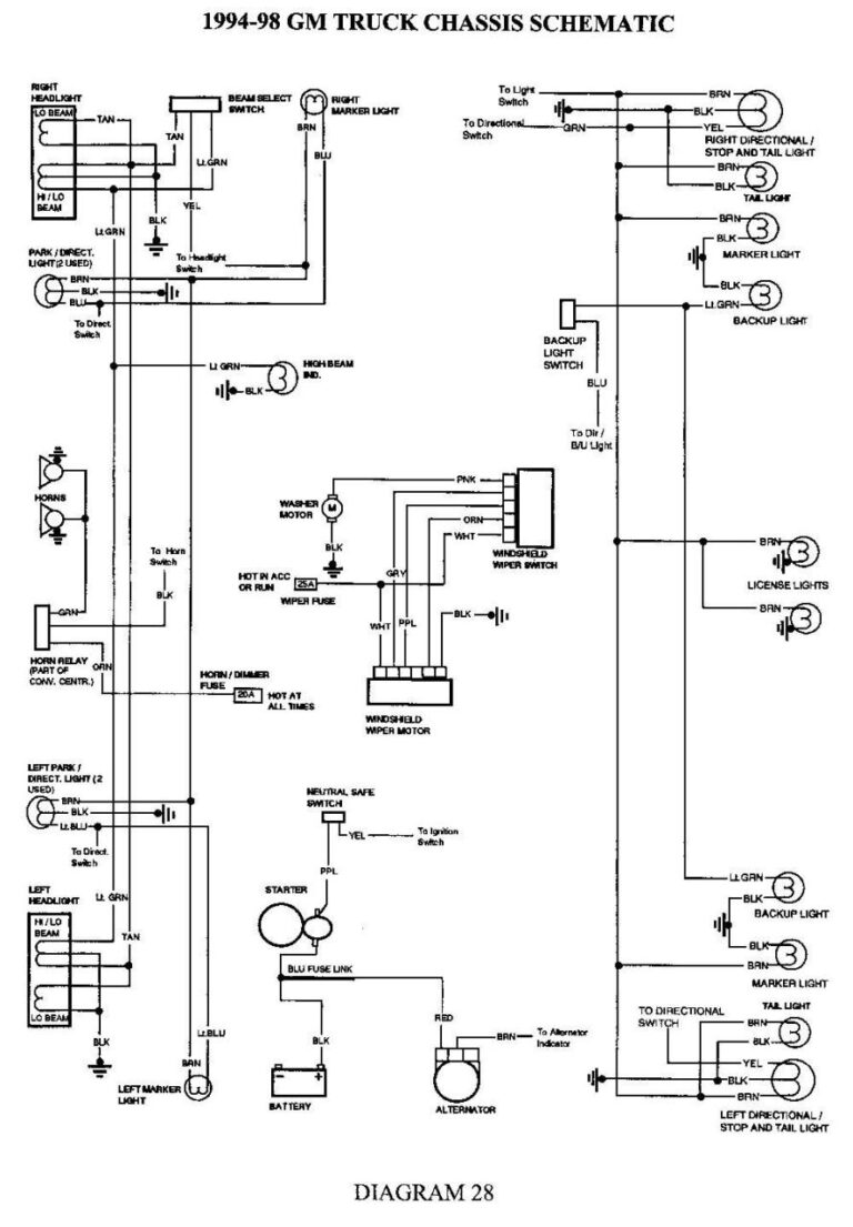 1993 Chevy 1500 Fuel Pump Wiring Diagram