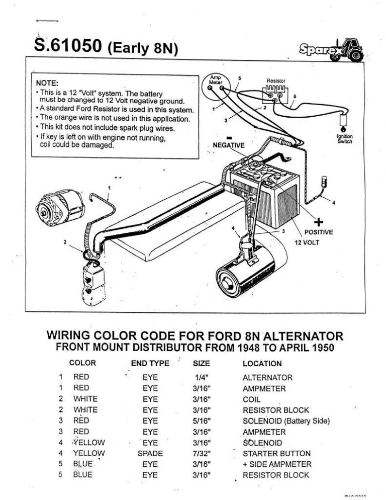 Ford 8n Wiring Diagram 6 Volt