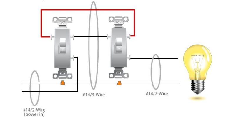 Single Pole 3 Way Light Switch Wiring Diagram