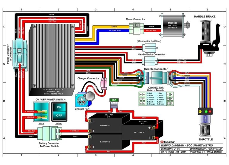 24v Electric Scooter Wiring Diagram