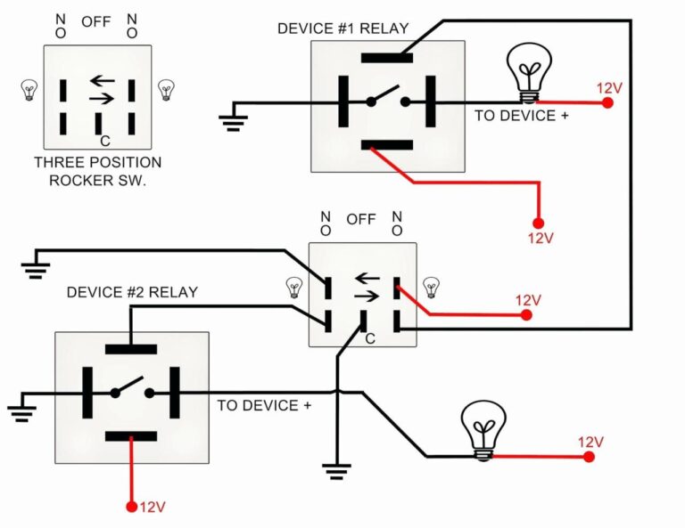 8 Pin Rocker Switch Wiring Diagram