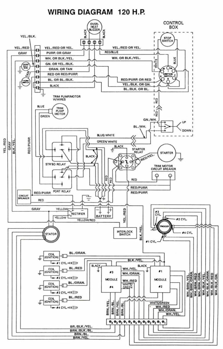 Mercury Outboard 8 Pin Wiring Harness Diagram