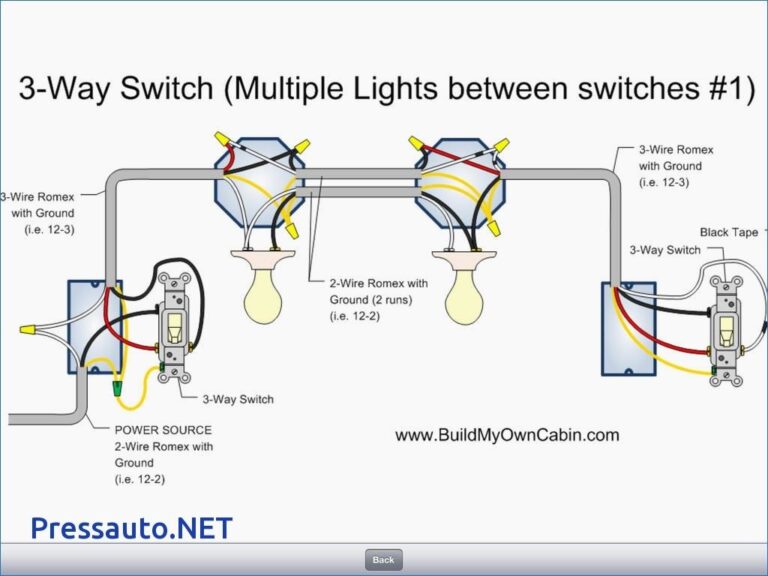 2 Way Switch Wiring Diagram Multiple Lights