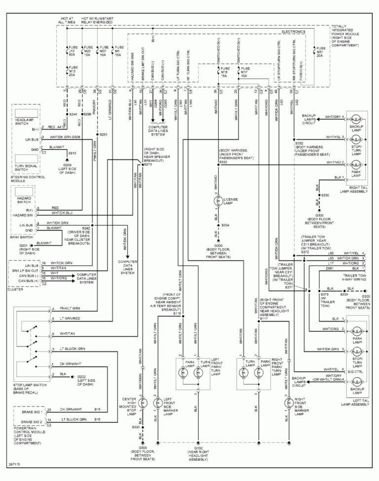 2005 Jeep Grand Cherokee Tail Light Wiring Diagram