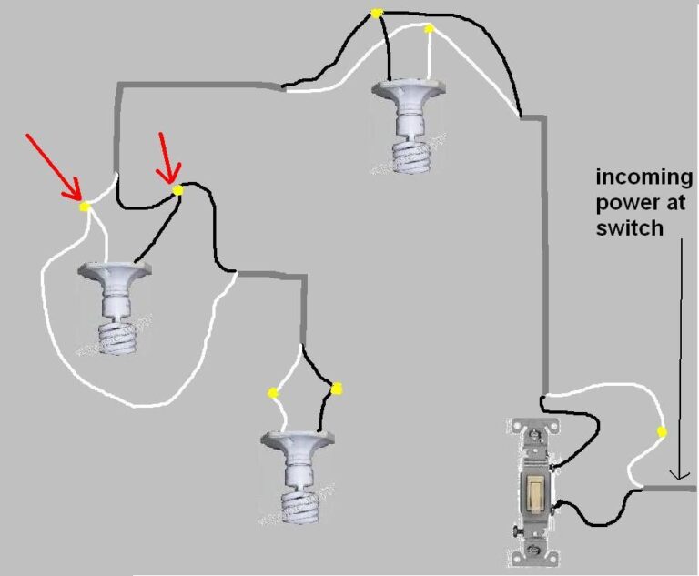 Wiring Diagram Two Lights One Switch