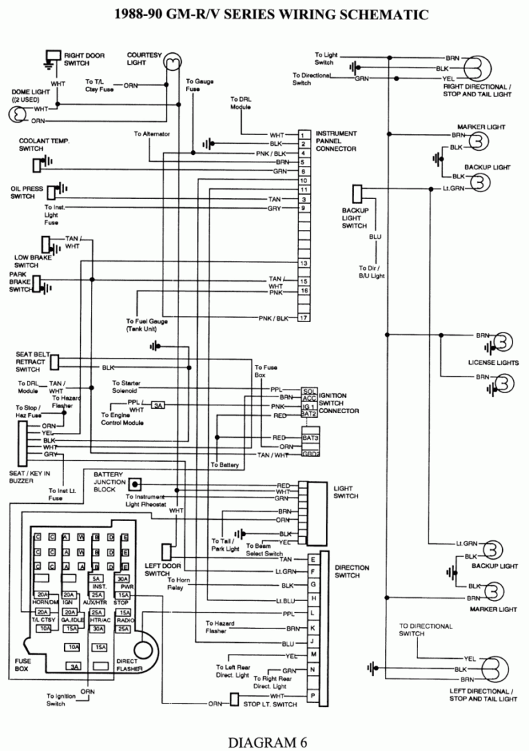 Tail Light Wiring Diagram Chevy