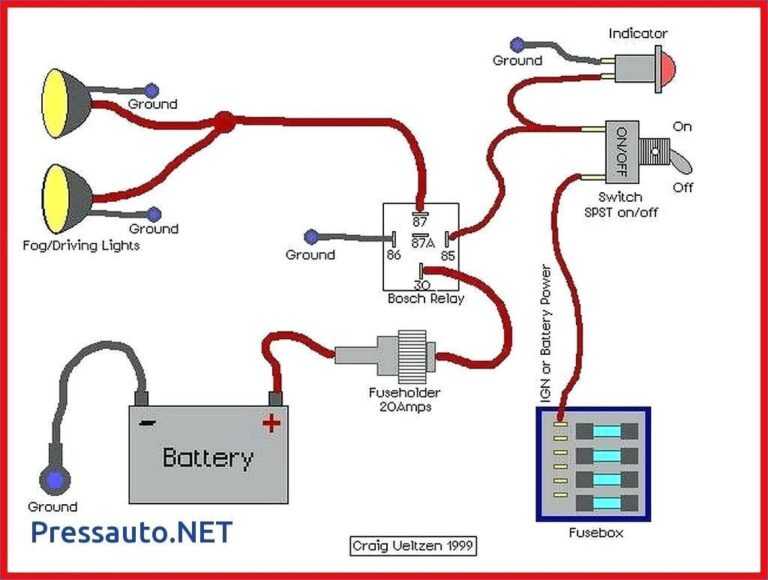 4 Pin Relay Wiring Diagram Starter