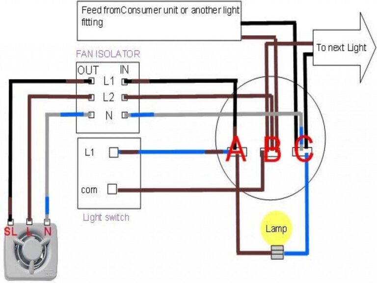 Bathroom Fan Wiring Diagram