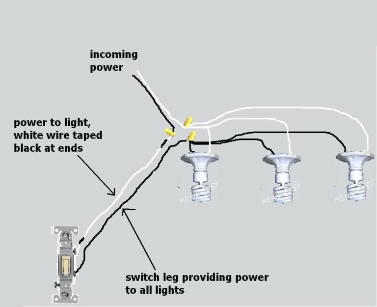 Multiple Light Wiring Diagram