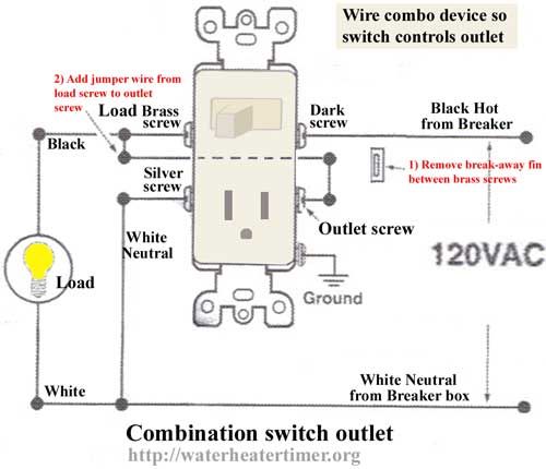 Wiring A Switch Outlet Combo