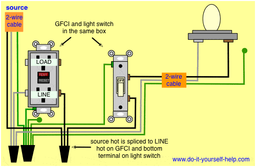 Light Switch Outlet Combo Wiring Diagram