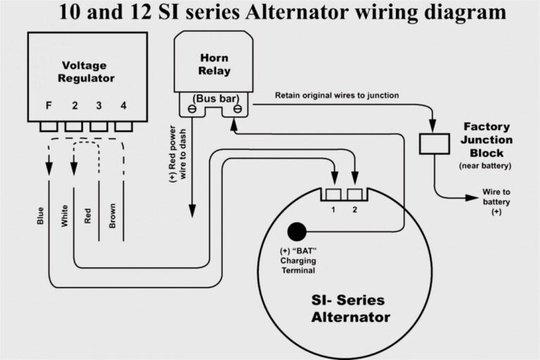 One Wire Alternator Wiring Diagram