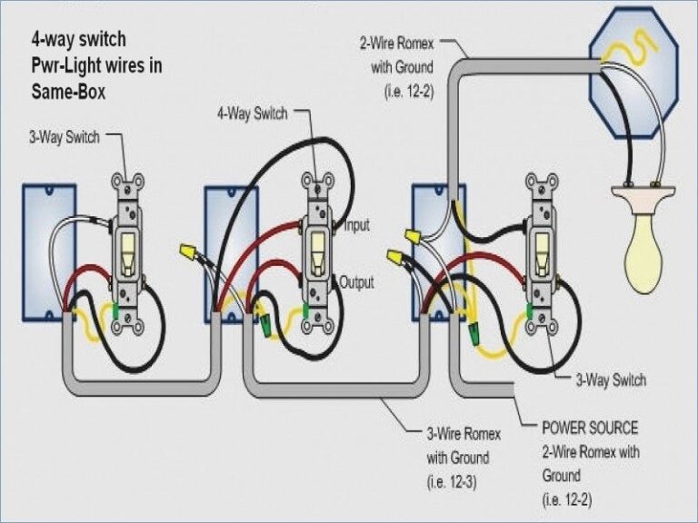 Leviton 3 Way Switch Wiring Diagram