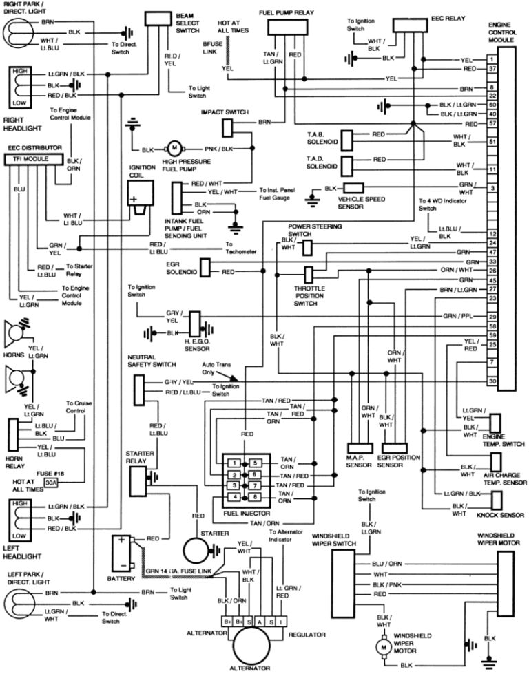 Schematic Free Ford Wiring Diagrams