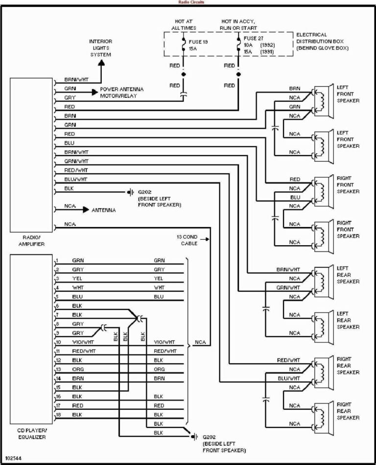 1994 Chevy Silverado Radio Wiring Diagram