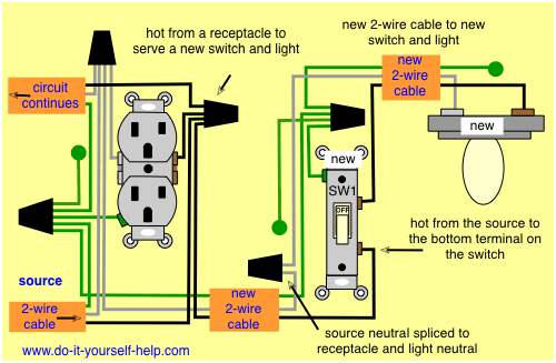 Electrical Wiring Diagram Light Switch