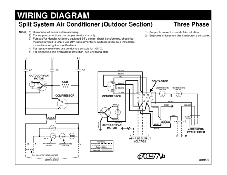 Air Source Heat Pump Wiring Diagram