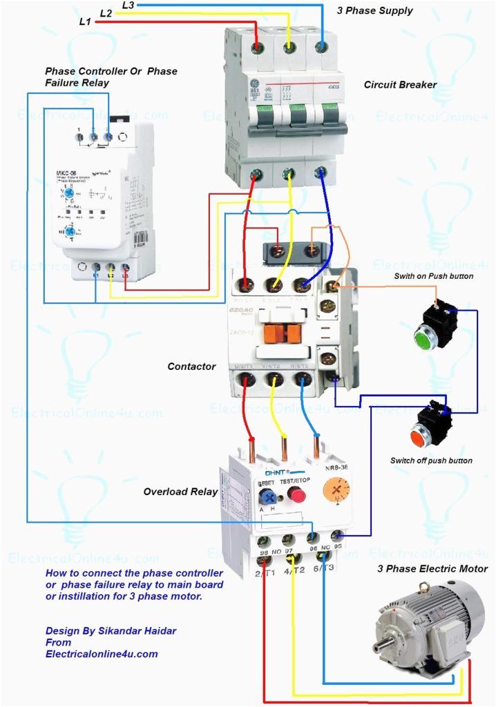 3 Phase Motor Wiring Diagram Pdf