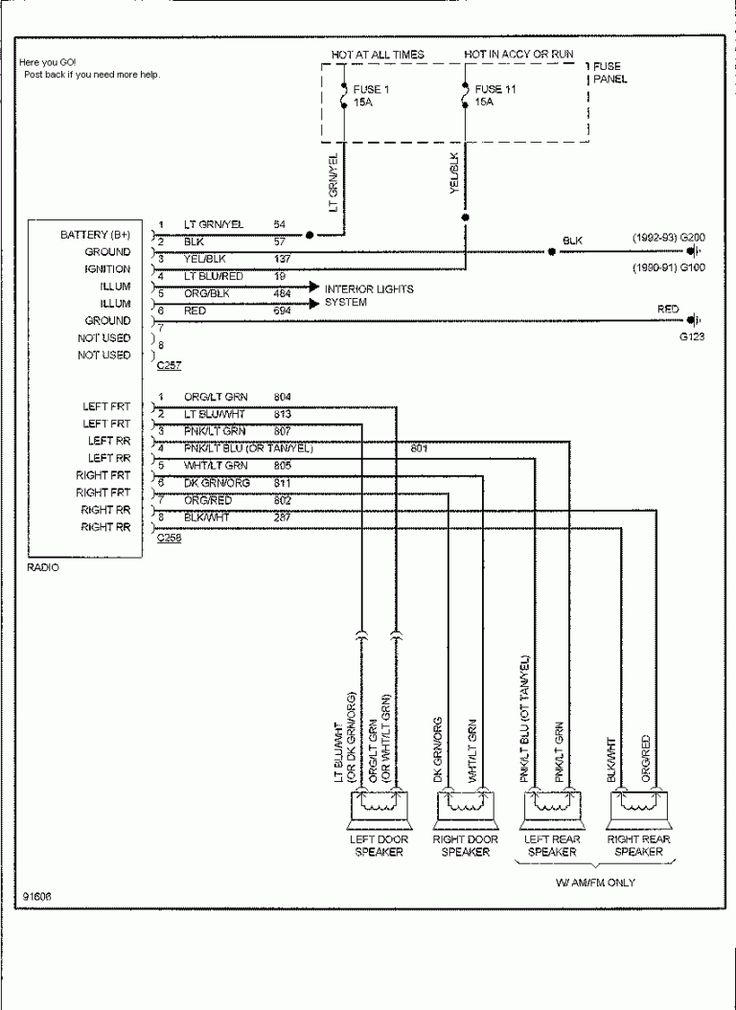 04 F250 Radio Wiring Diagram