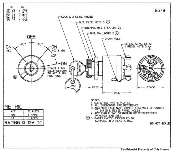 Garden Tractor 5 Prong Ignition Switch Wiring Diagram