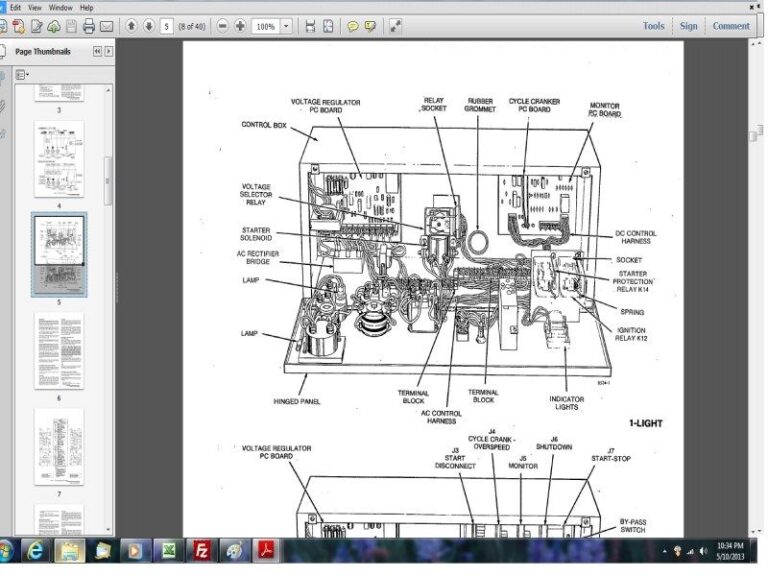 Onan Generator Remote Start Switch Wiring Diagram