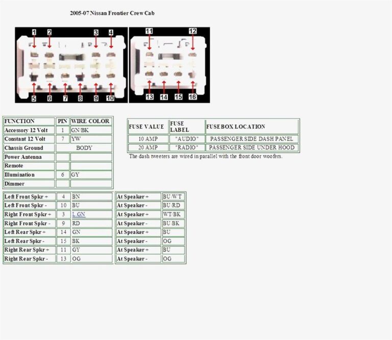 2005 Nissan Altima Fuel Pump Wiring Diagram