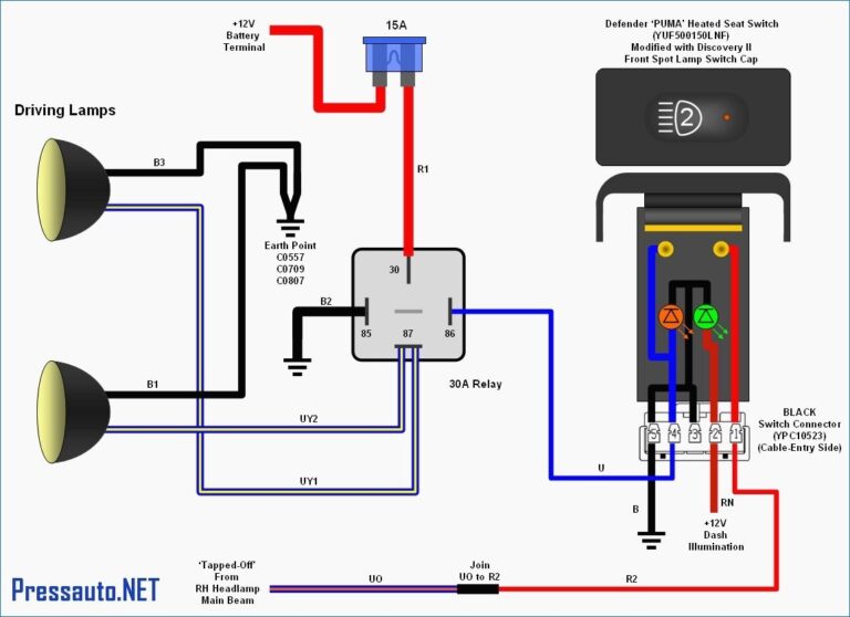 Car Headlight Wiring Diagram