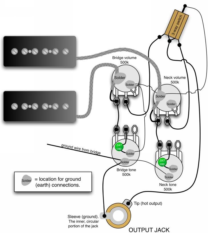 Pj Bass Wiring Diagram