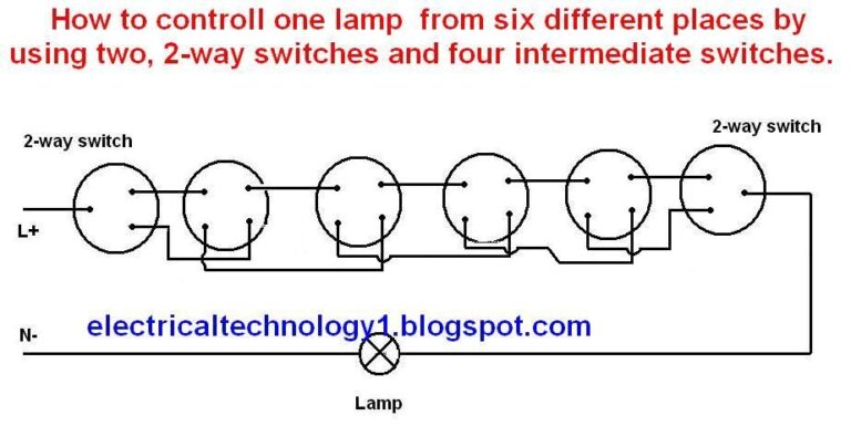 4 Way Intermediate Switch Wiring Diagram