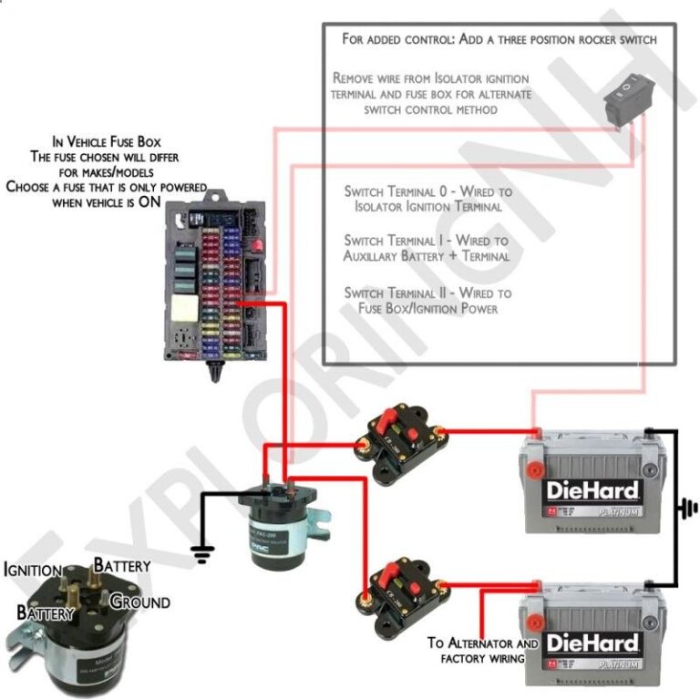 Boat Dual Battery Switch Wiring Diagram