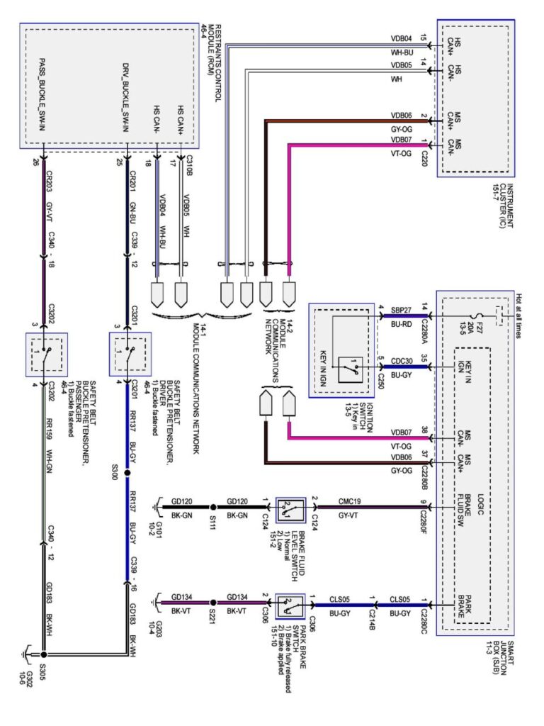 Ford Ranger Tail Light Wiring Diagram