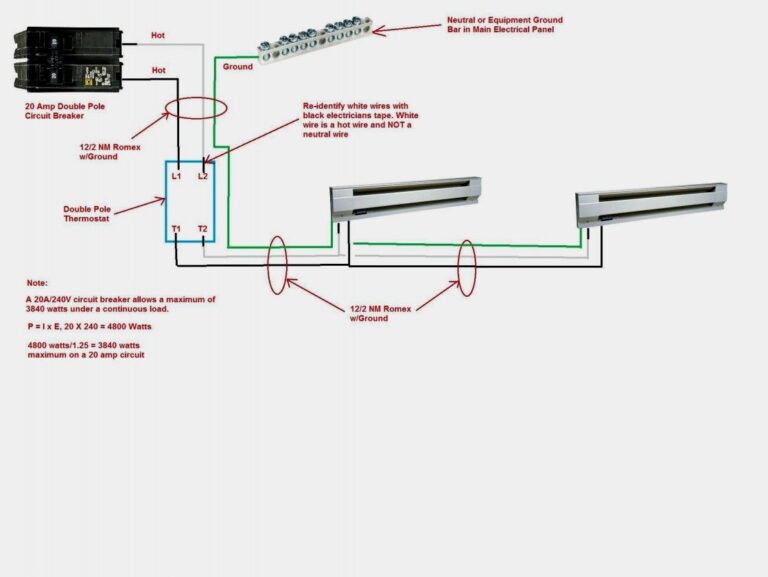 Electric Baseboard Heater Wiring Diagram