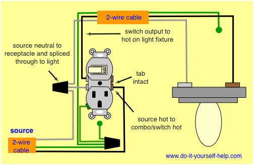 Double Gang Switch Wiring Diagram