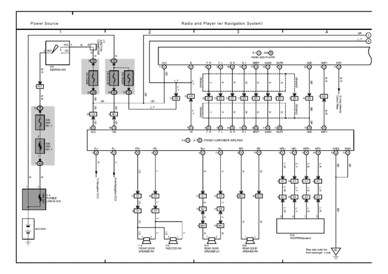 Toyota Jbl Amplifier Wiring Diagram